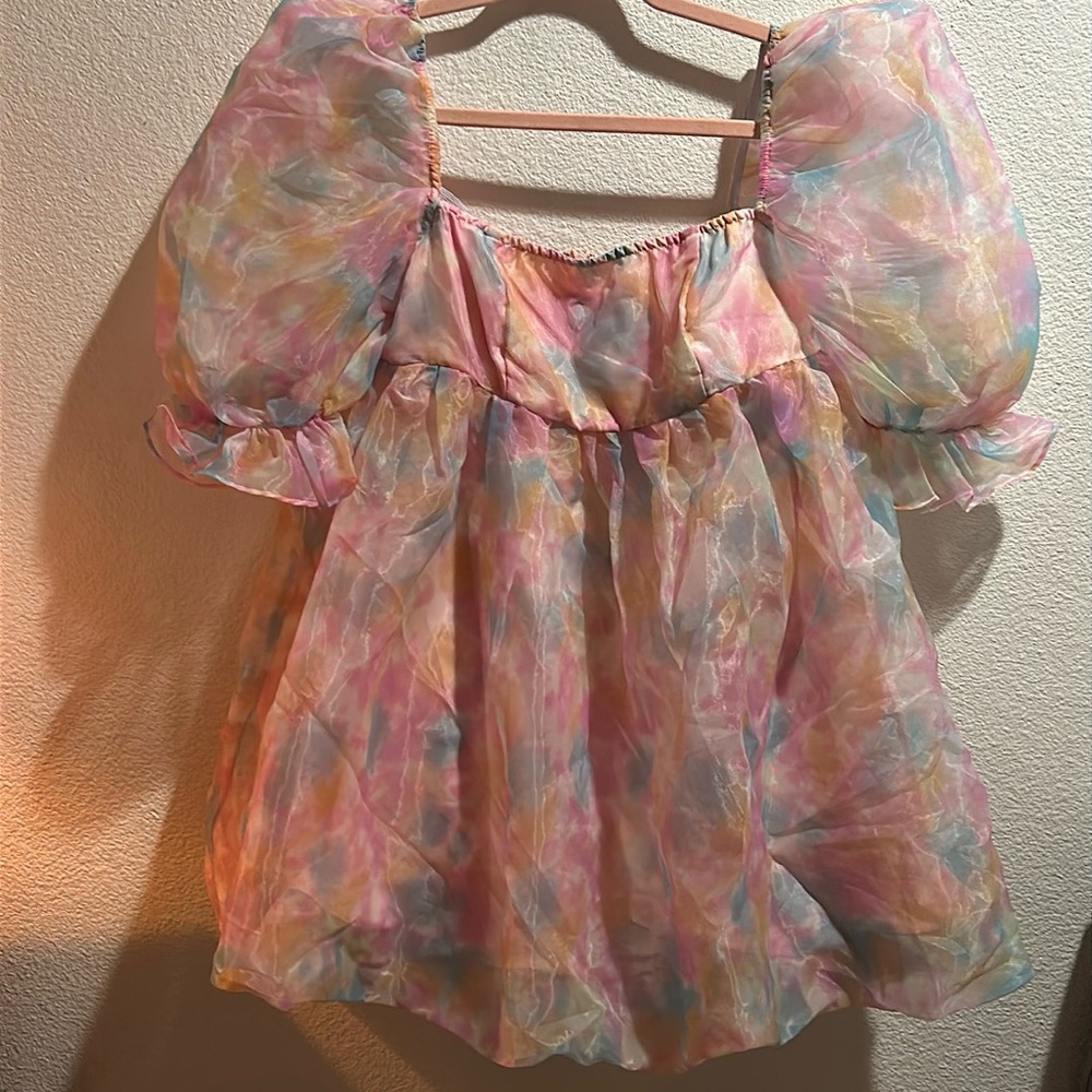 Pink Puff Dress